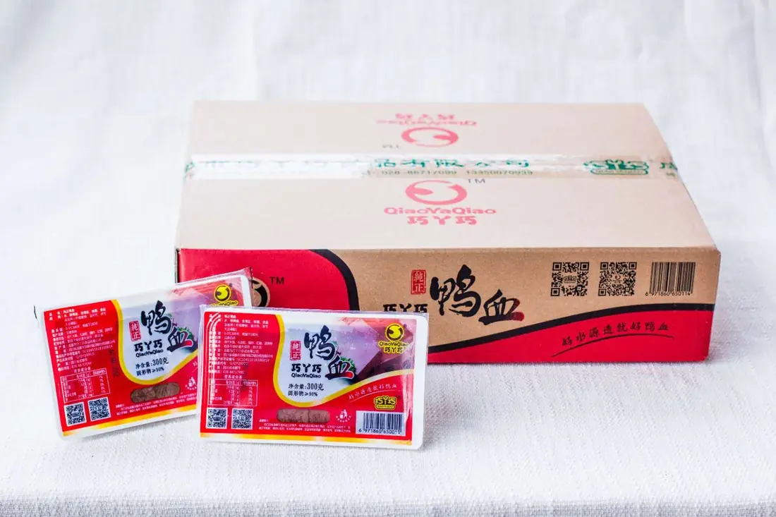 原味盒装鸭血