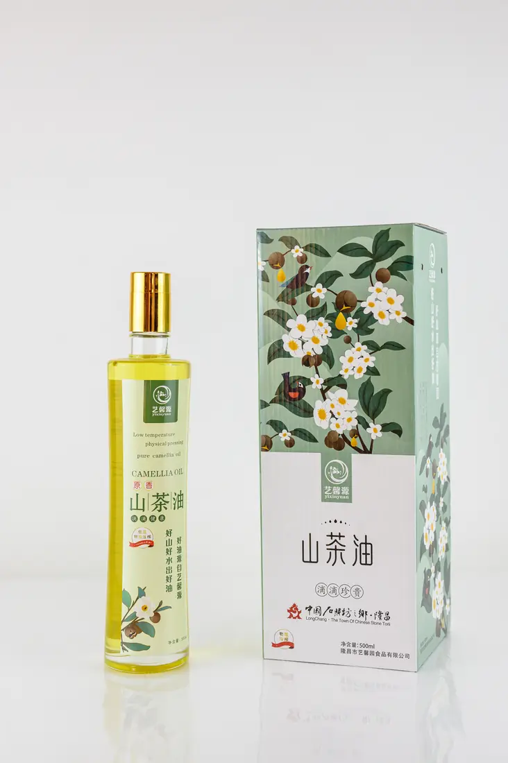 山茶油500ml单瓶盒装