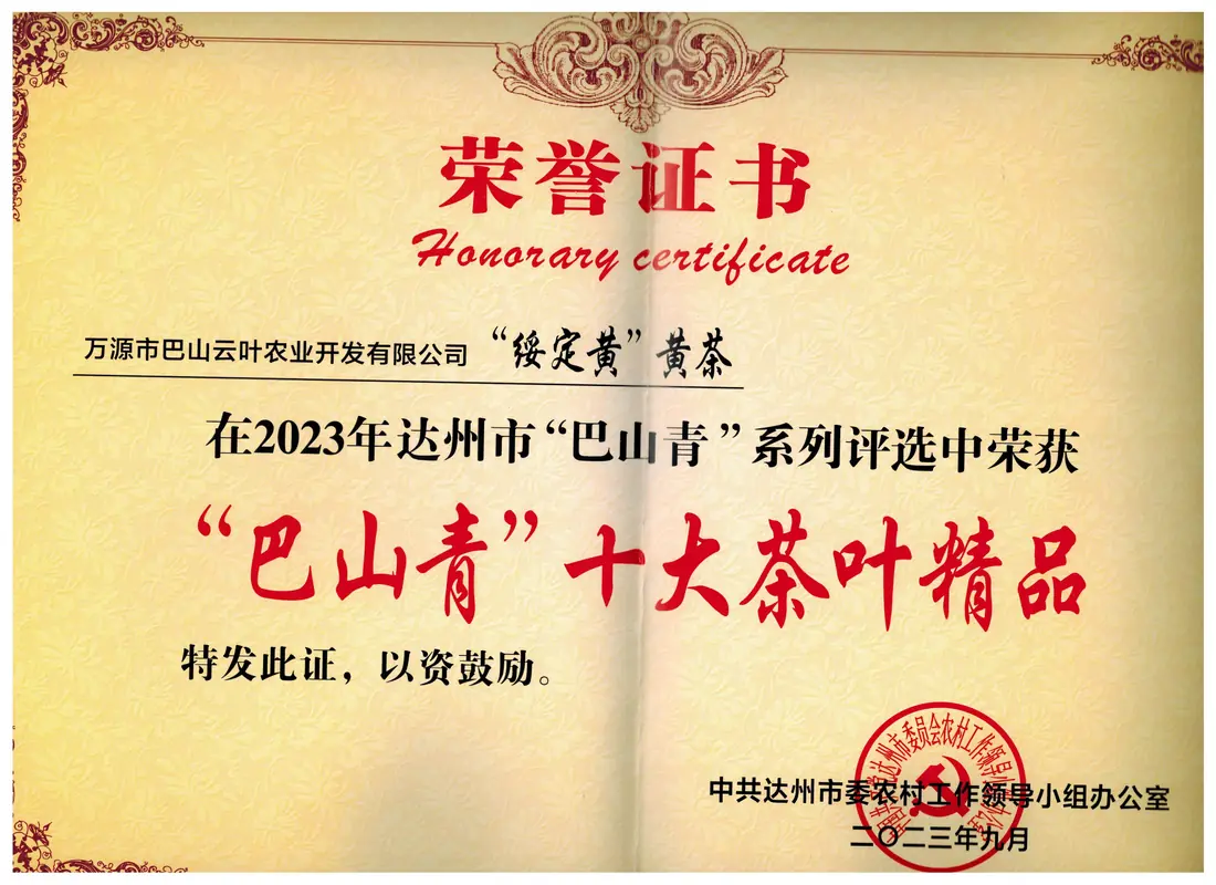 巴山青十大精品